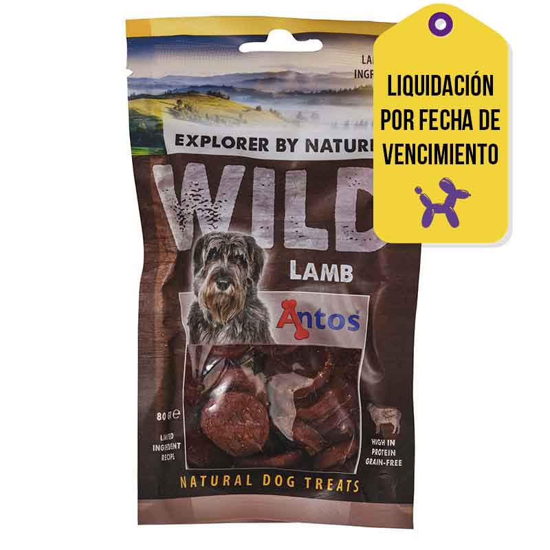 Antos - Snack Wild Cordero para Perro F.V. 11-04-2026