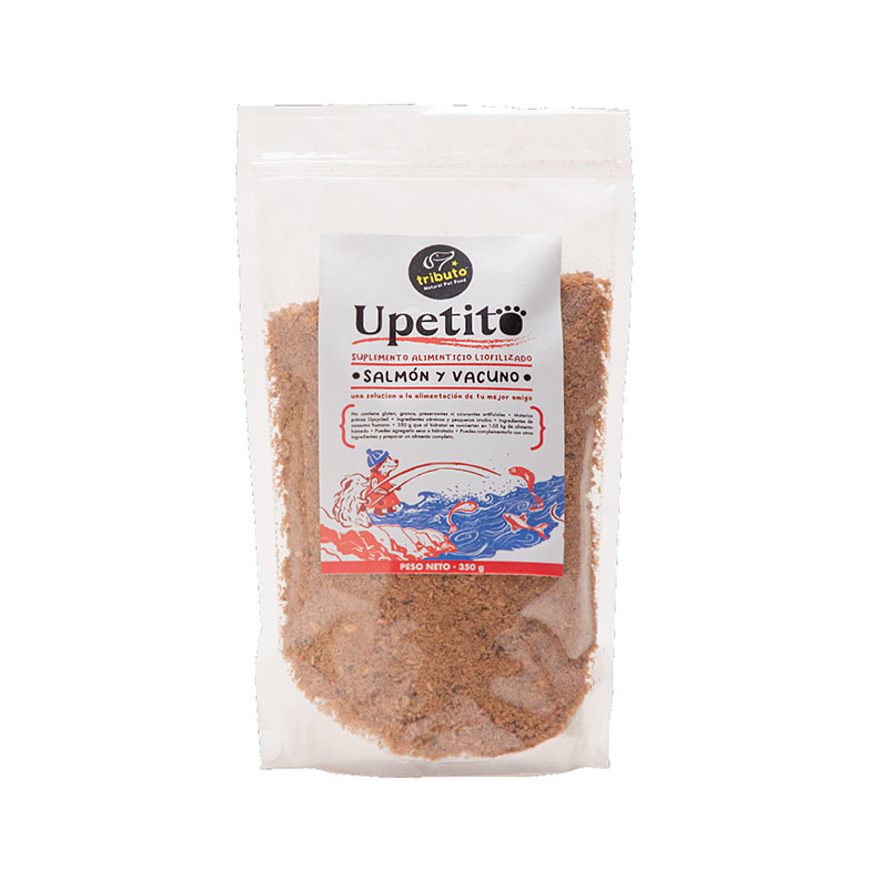 Tributo - Upetito Salmón Vacuno, Suplemento Alimenticio Liofilizado