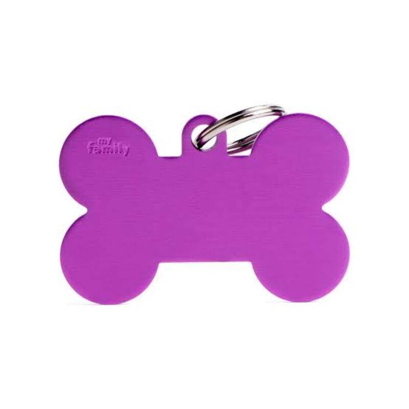 My Family - Plaquita Purple Xl Aluminum Bone