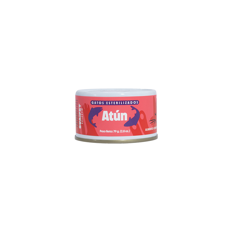 SuniSelecto - Alimento Húmedo Gato esterilizado, receta Atún