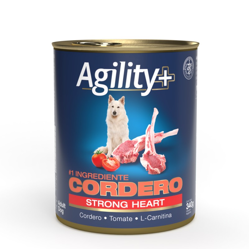 Agility+ - Alimento Húmedo Perro Adulto Strong Heart Lata
