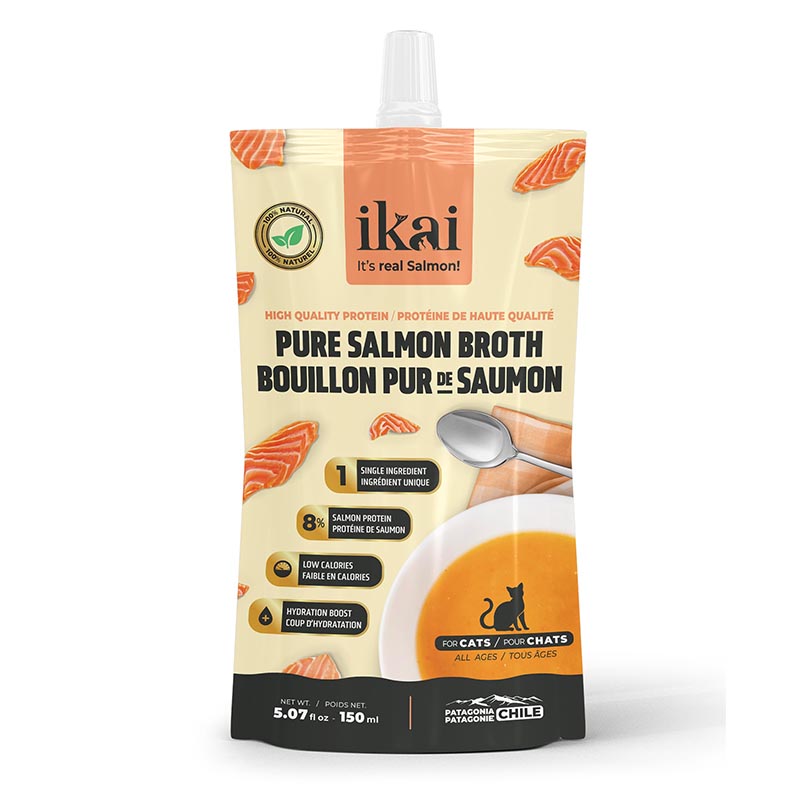Ikai - Caldo Puro De Salmón Gatos