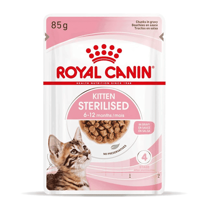 Royal Canin - Alimento Húmedo Gatitos Esterilizados Kitten