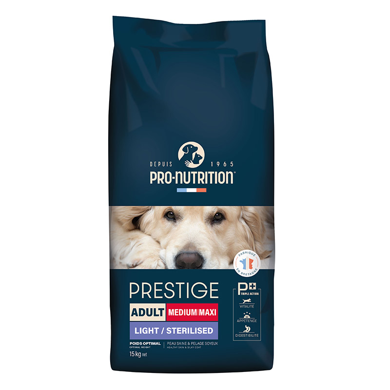 Prestige - Alimento para Perro Adulto Medium Maxi Light/Sterilised