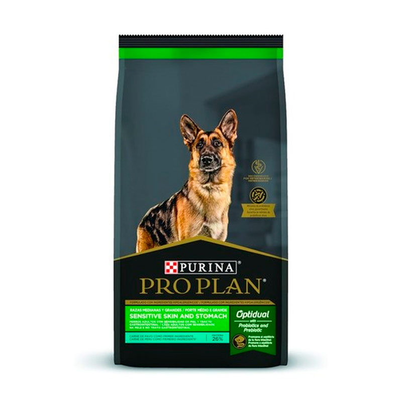 Pro Plan -  Alimento Adulto Sensitive Stomach Razas Medianas Y Grandes