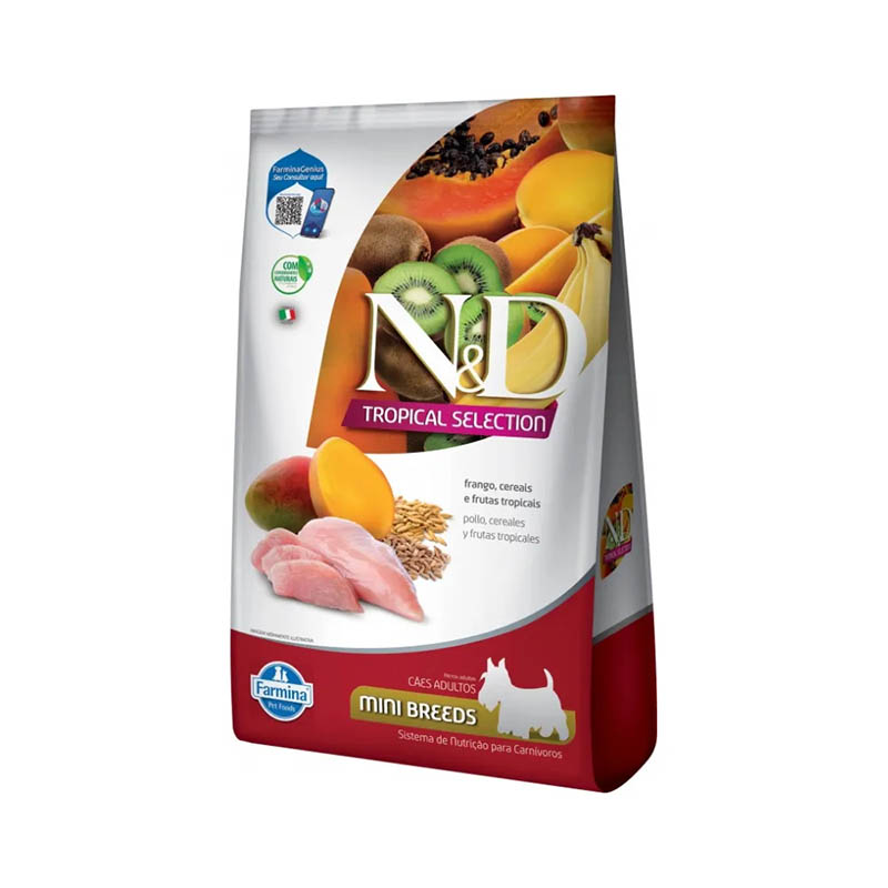 N&D Tropical Selection - Alimento Para Perro Adulto Raza Mini Pollo