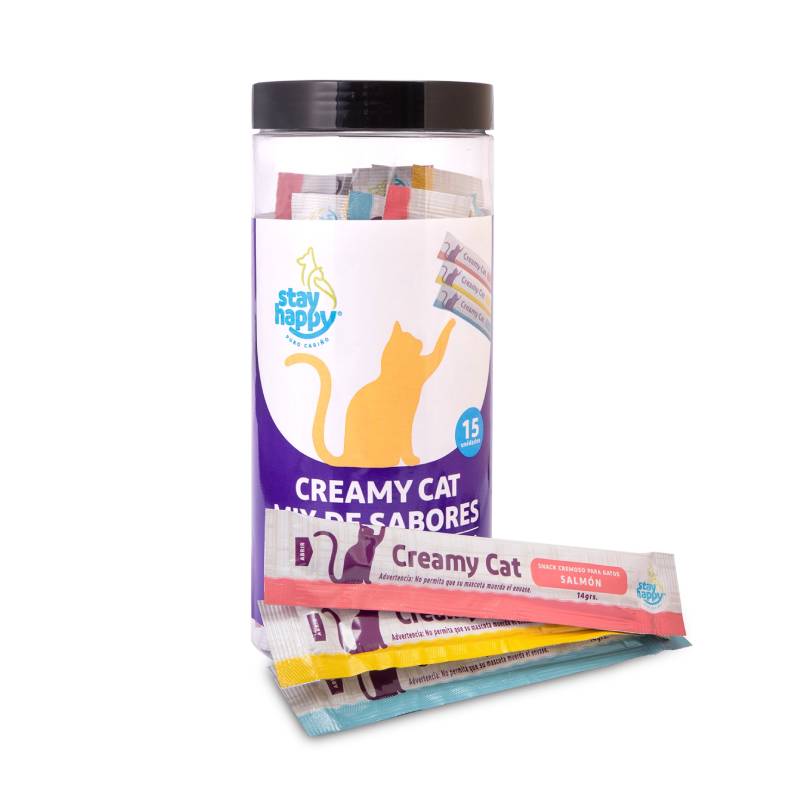 Stay Happy - Creamy Cat Mix Sabores 15 unidad