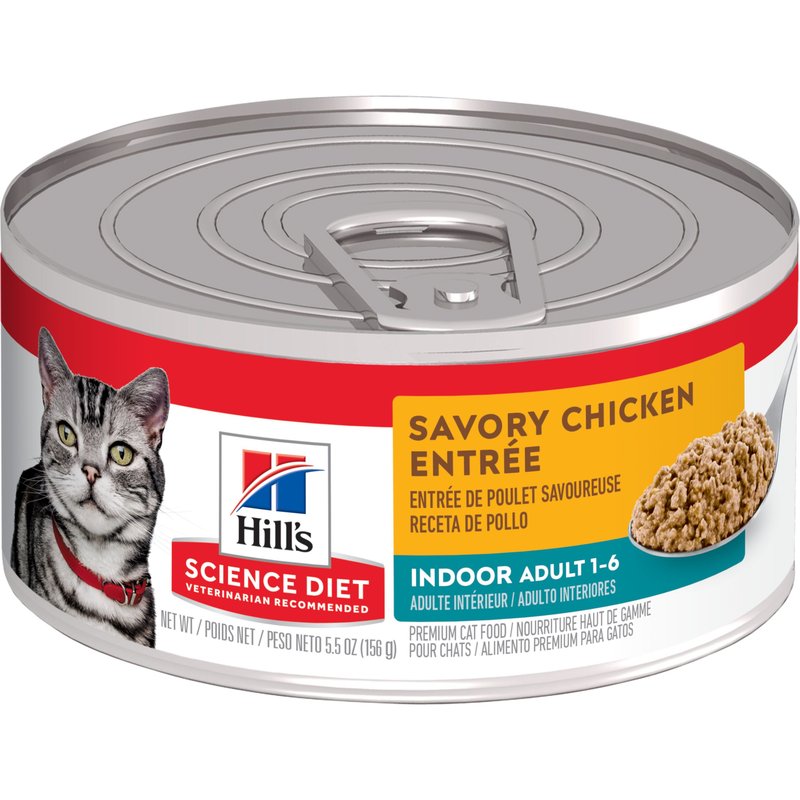 Hills Science Diet - Adult Indoor Chicken Entrée Cat Lata