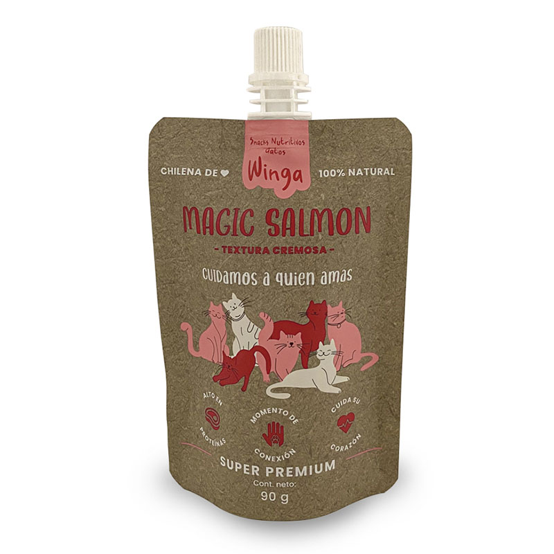Winga - Pouch Magic Salmon para Gato