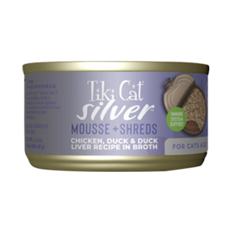 Tiki Cat - Alimento Húmedo Silver Chicken, Duck Y Duck Liver