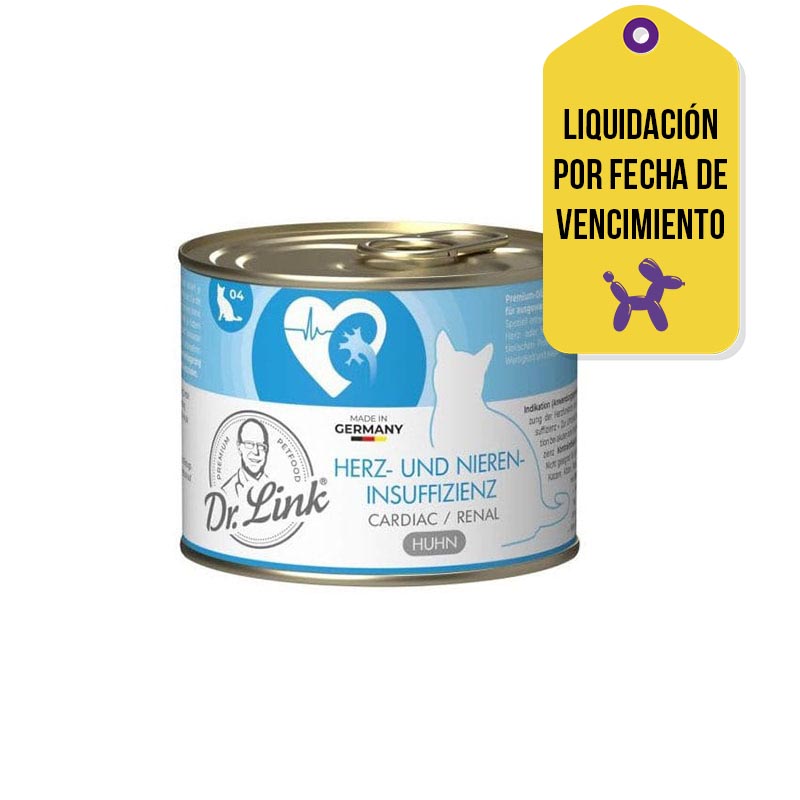 Dr. Link - Alimento Húmedo para Gato Special Diet Cardiac / Renal FV. 14-05-2026