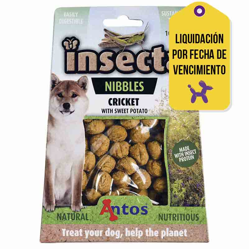 Antos - Snack Insecta Cricket & Sweet Potato para Perro FV. 11-04-2026