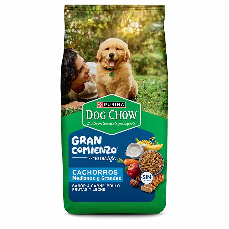 Dog Chow - Alimento Cachorros Medianos y Grandes Carne y Pollo