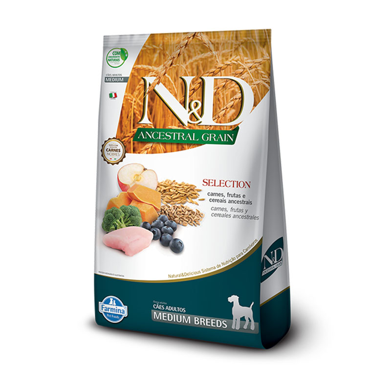 N&D Ancestral Selection - Alimento Perro Adulto Raza Mediana