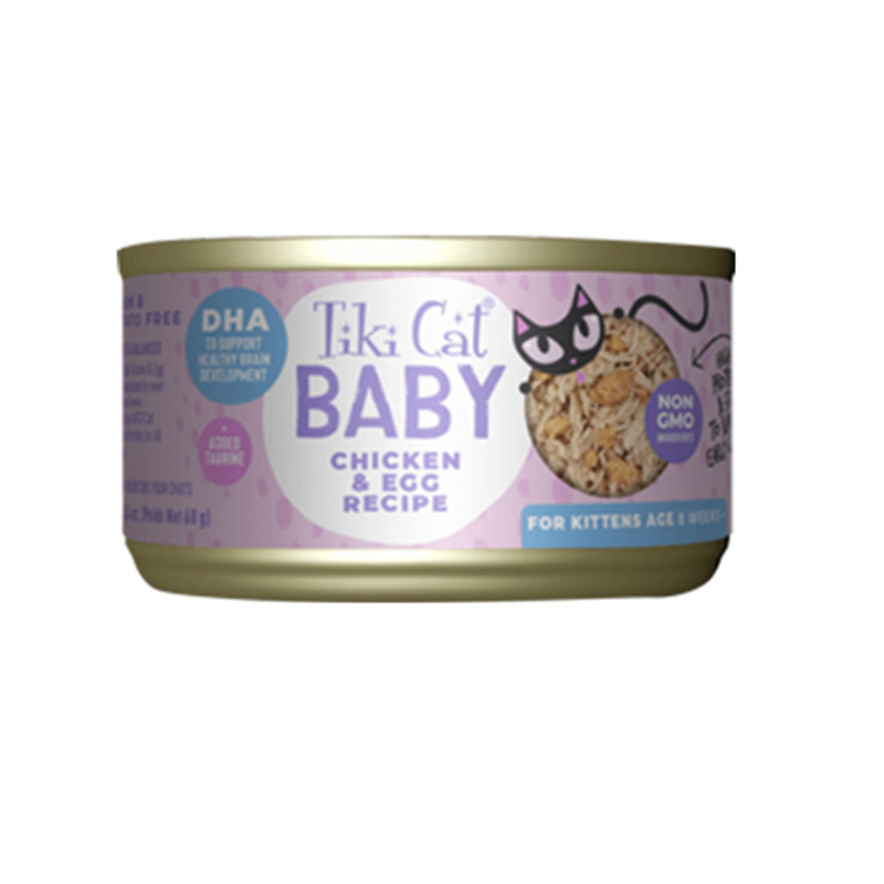 Tiki Cat - Alimento Húmedo Baby Whole Foods Chicken Y Egg