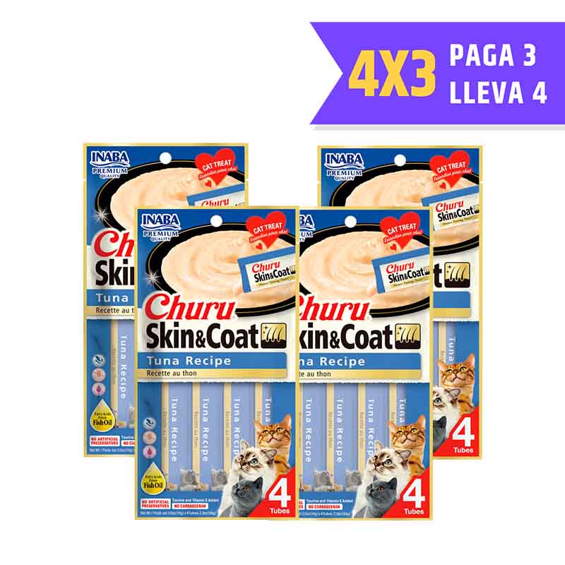 Churu Skin & Coat - Atún para Gatos
