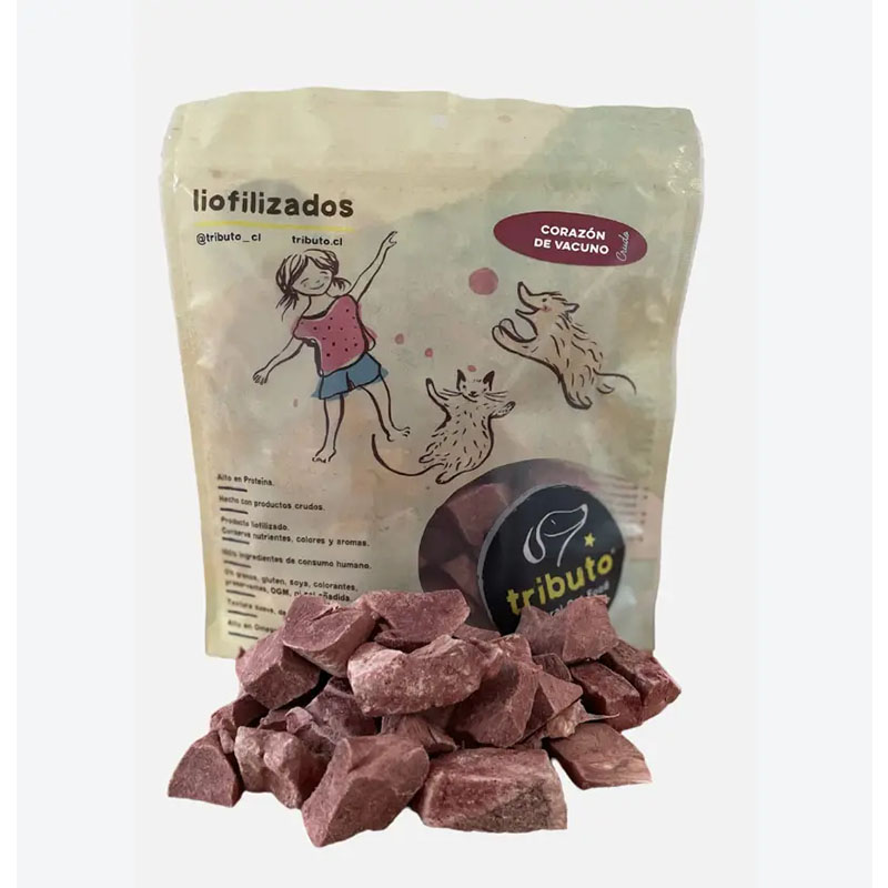 Tributo - Snack Liofilizado Crudo Corazón Vacuno