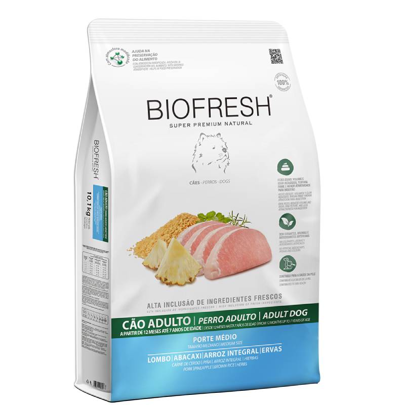 Biofresh - Alimento SP Perro Adulto Raza Mediana Cerdo Piña