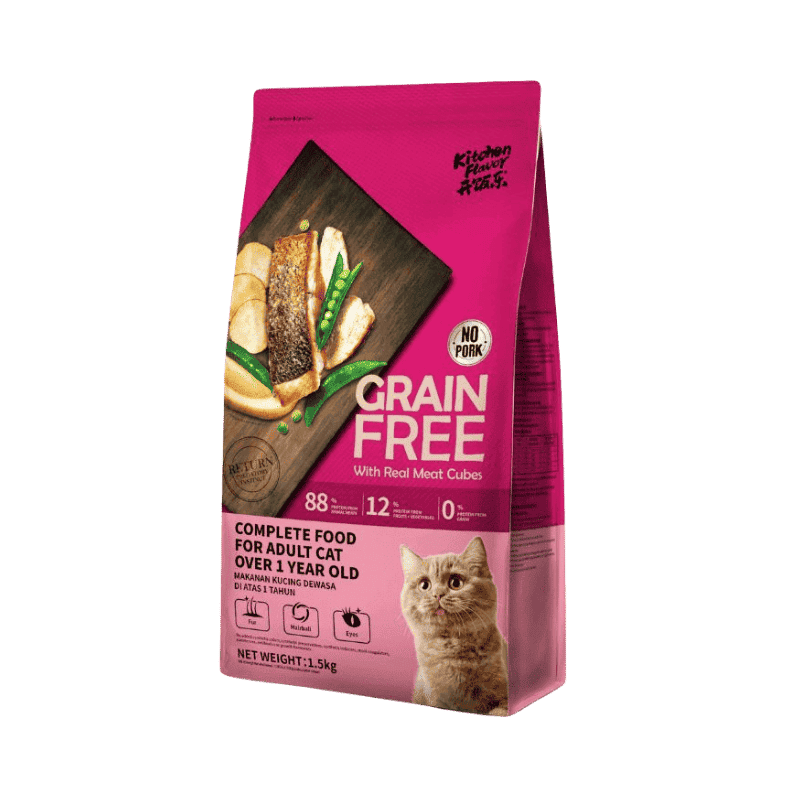 Kitchen Flavor - Alimento Grain Free Gato Adulto Trozo Salmón