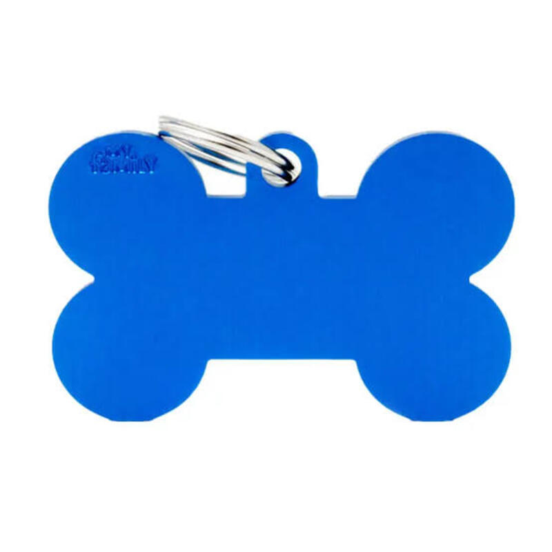 My Family - Plaquita Blue Xl Aluminum Bone