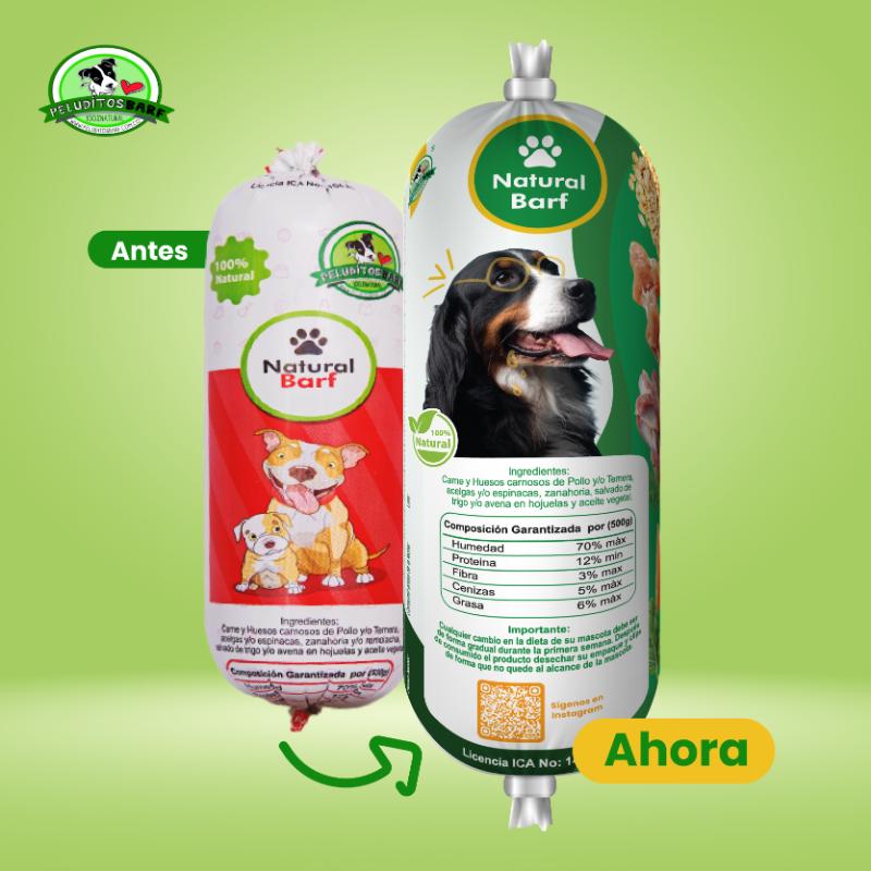 Peluditos Barf - Natural Barf 600 GR