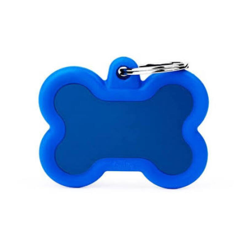 My Family - Plaquita Blue Bone Alu Blue Rubber