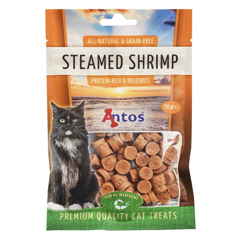 Antos - Cat Treats Steamed Shrimp