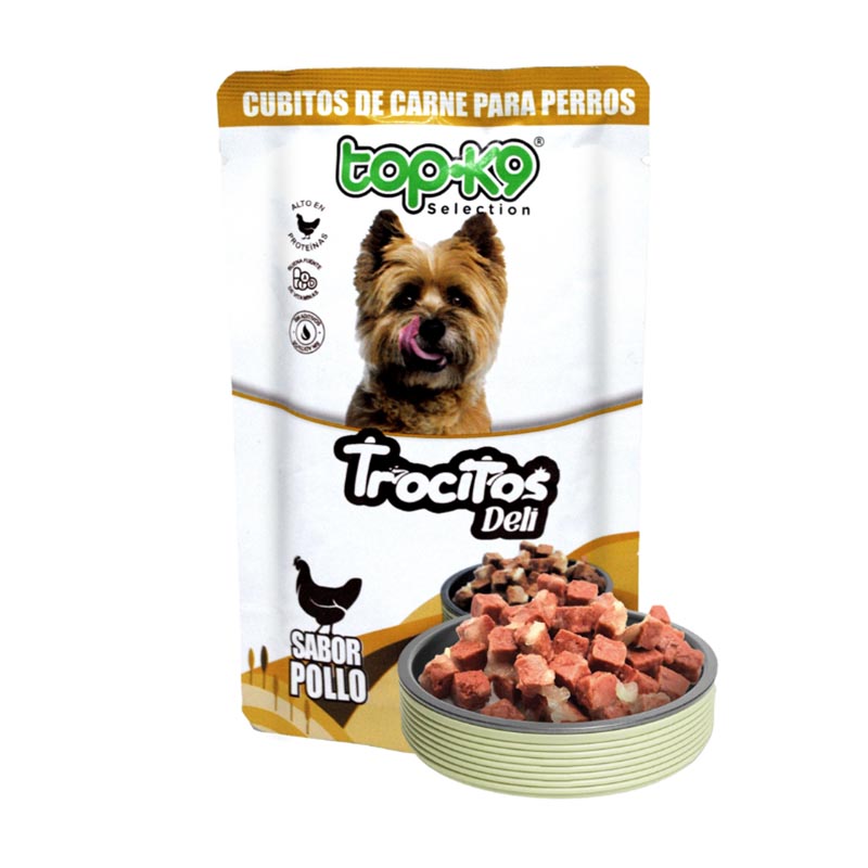 Topk9 - Snacks Trocitos Deli para Perro