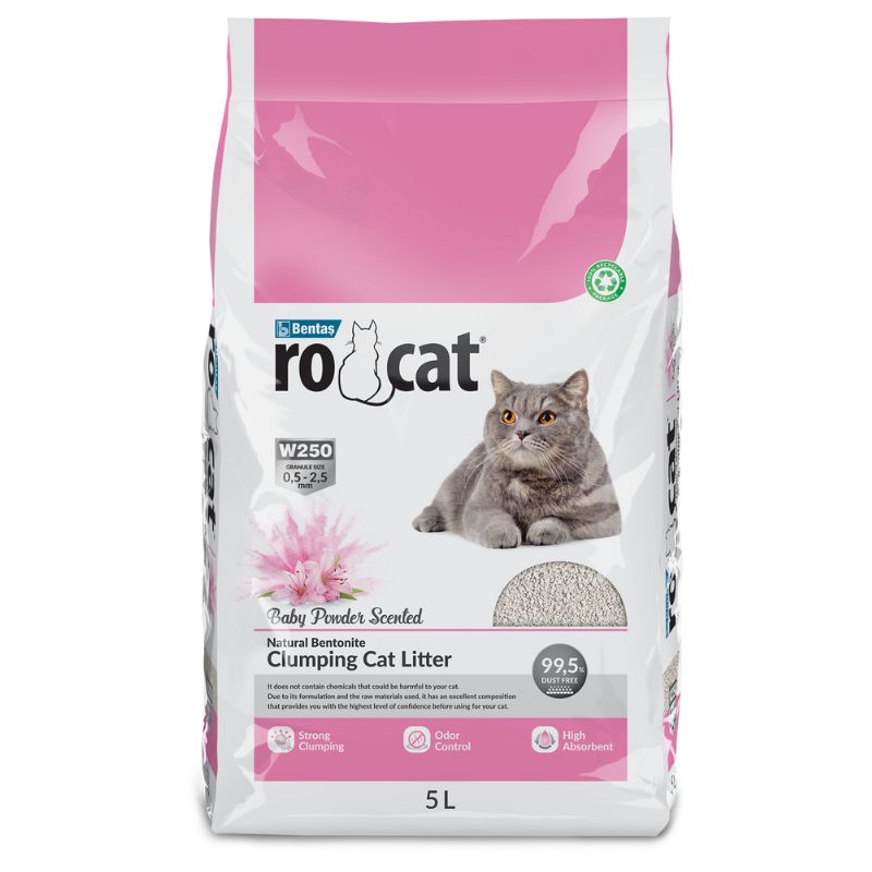 Rocat - Arena Aglutinante Aroma Talco de Bebé