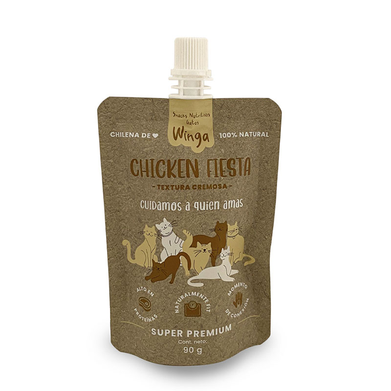 Winga - Pouch Chicken Fiesta para Gato
