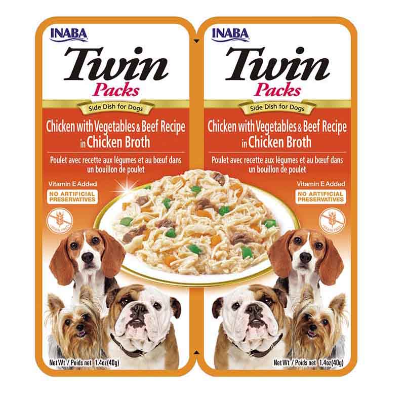 Inaba - Twin Packs Chicken With Vegetables & Beef Recipe In Chicken Broth