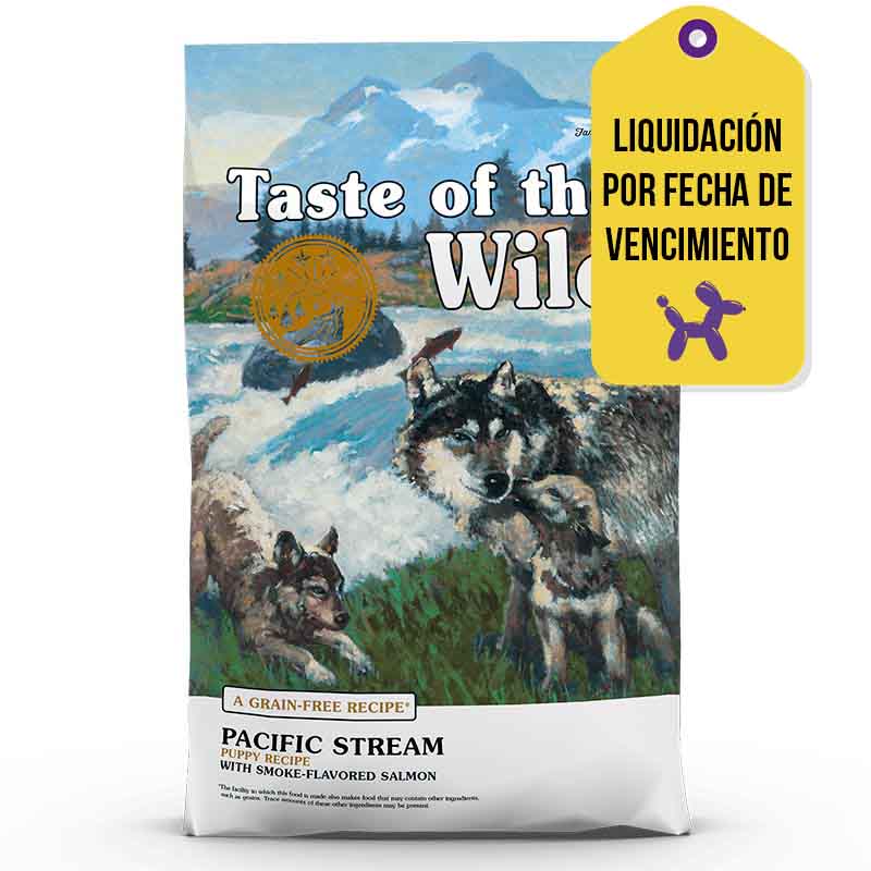 Taste Of The Wild - Pacific Stream Puppy Salmón Ahumado FV. 30-06-2026