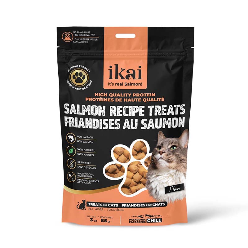 Ikai - Snack Horneado Salmon Gatos