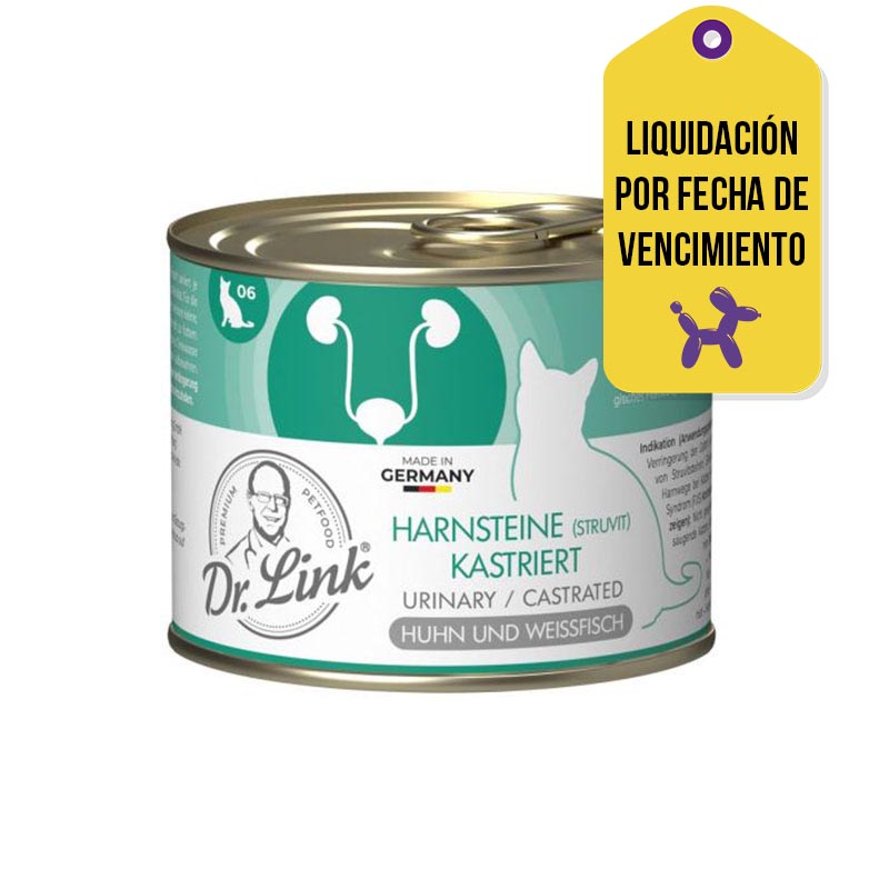 Dr. Link - Alimento Húmedo para Gato Special Diet Urinary / Castrated FV. 19-05-2026