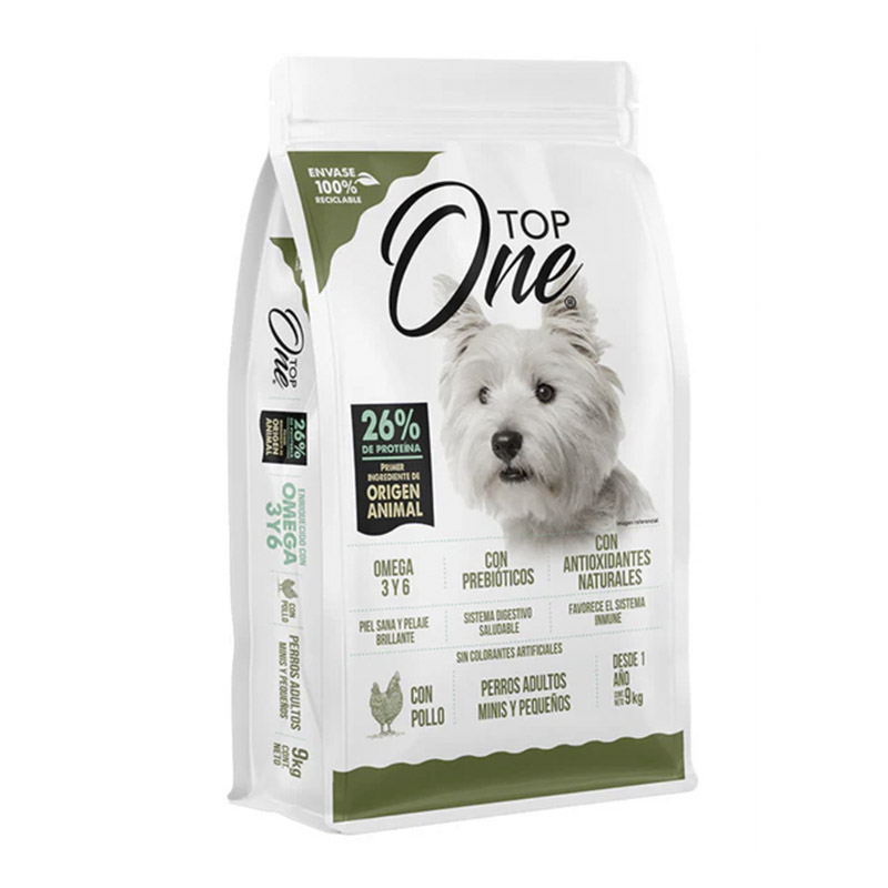 Top One - Alimento Perros Adultos Minis y Pequeños