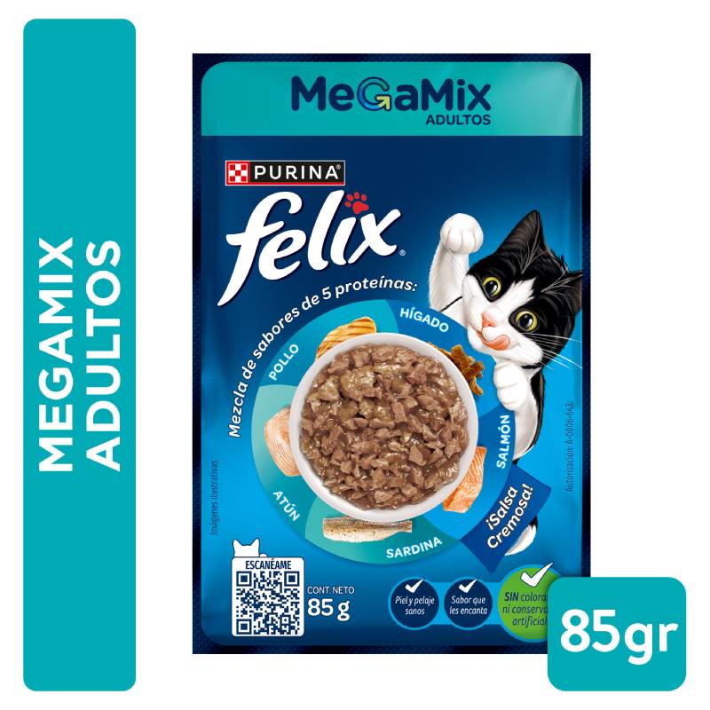 Felix - Alimento Húmedo Megamix Adultos