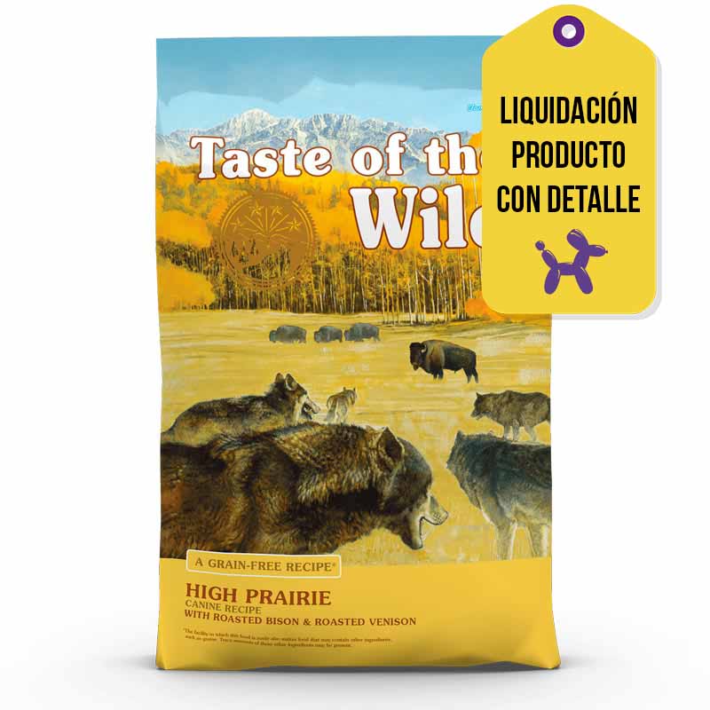 Taste Of The Wild - High Prairie Canine RASGADO SELLADO