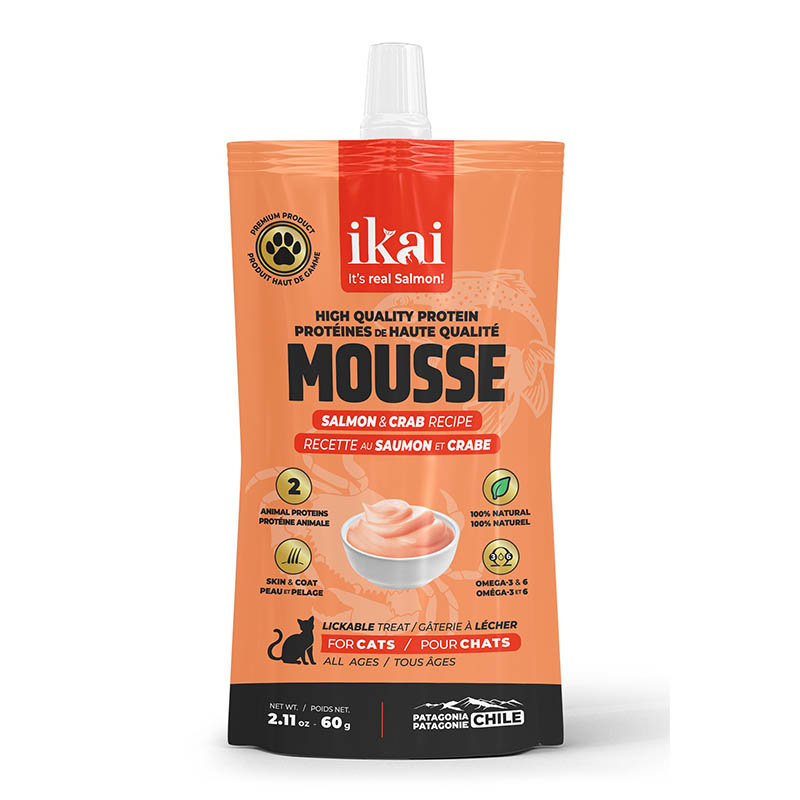 Ikai - Mousse Receta De Salmón Y Cangrejo Gatos