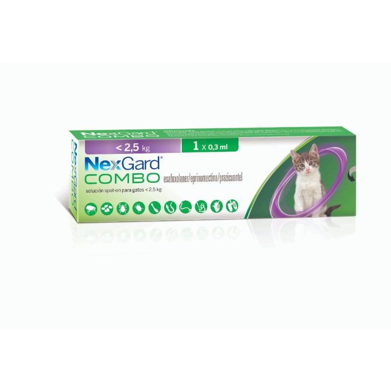 NexGard Combo Cat - 800 grs - 2,5 Kg