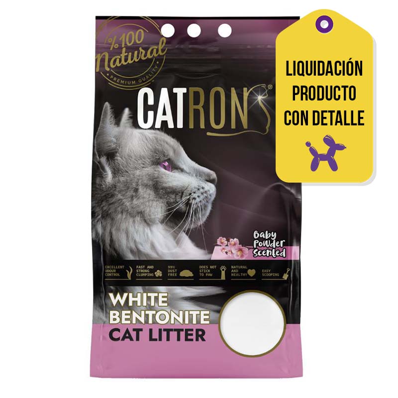 Catron - Arena Ultra Aglutinante Talco De Bebé Resellado