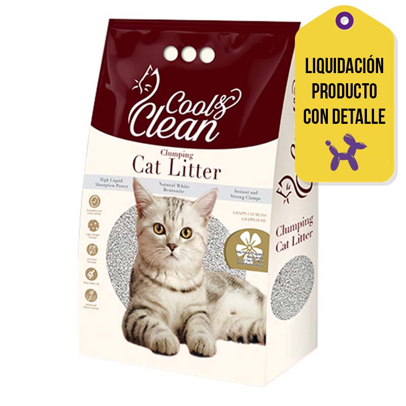 Cool Clean - Arena Sanitaria para Gato Resellado