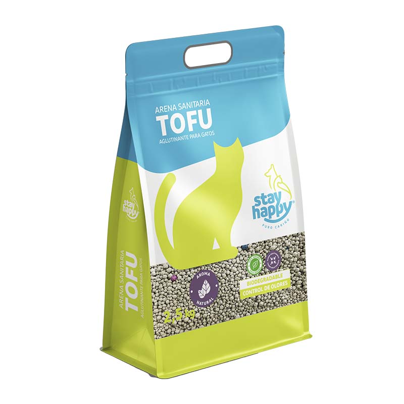 Stay Happy - Arena Sanitaria Alglutinante Tofu Natural