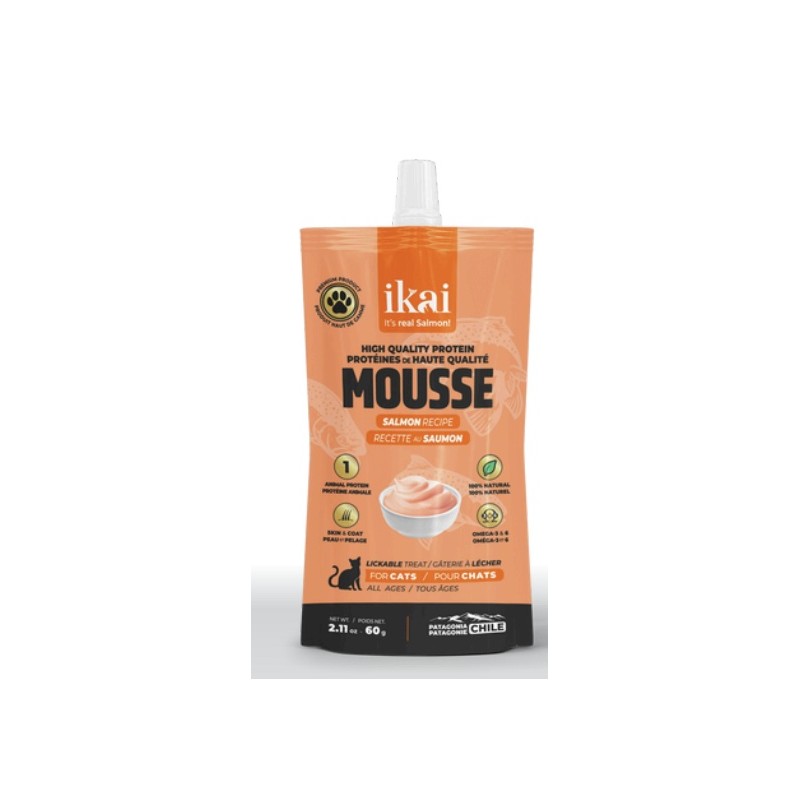 Ikai - Mousse Receta De Salmón Gatos