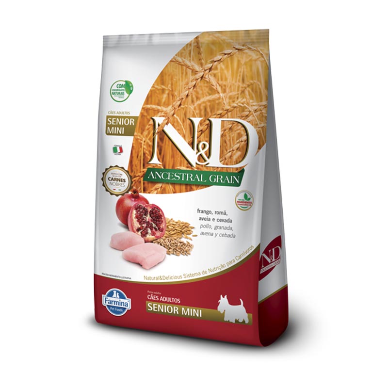 N&D Ancestral - Alimento para Perro Senior Raza Mini Pollo