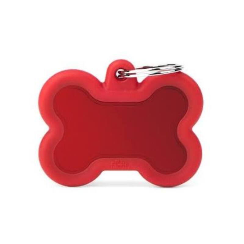 My Family - Plaquita Red Bone Alu Red Rubber