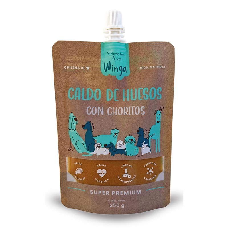 Winga - Caldo De Hueso De Chorito Perro Articular