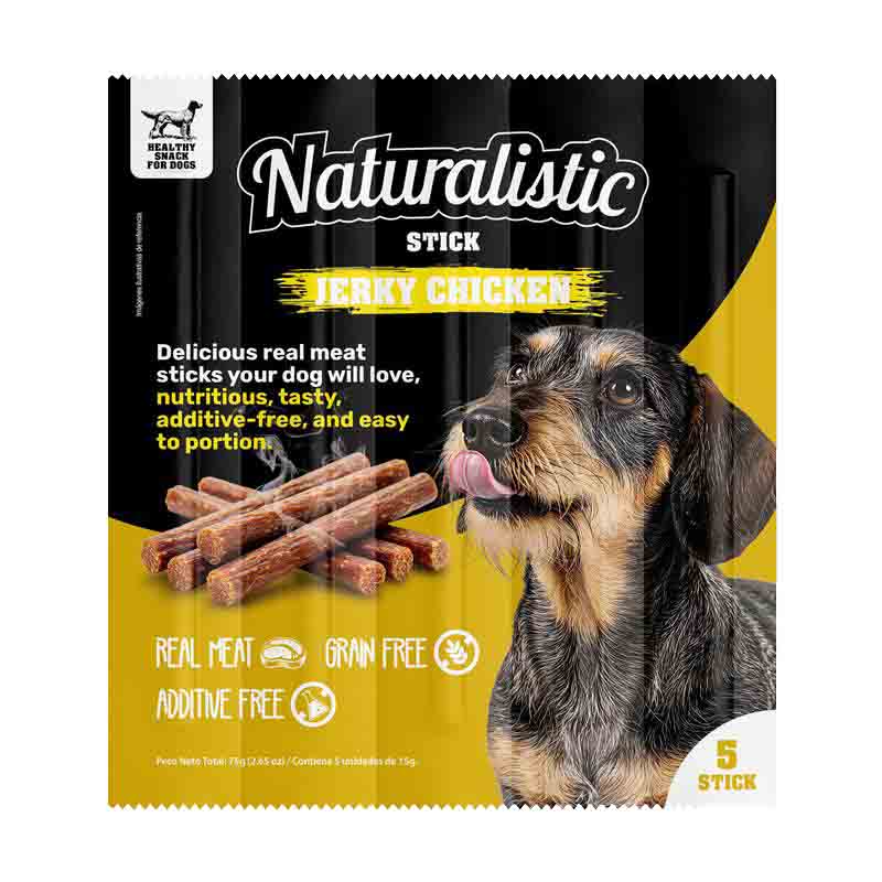 Naturalistic - Stick Jerky Chicken 5 Un