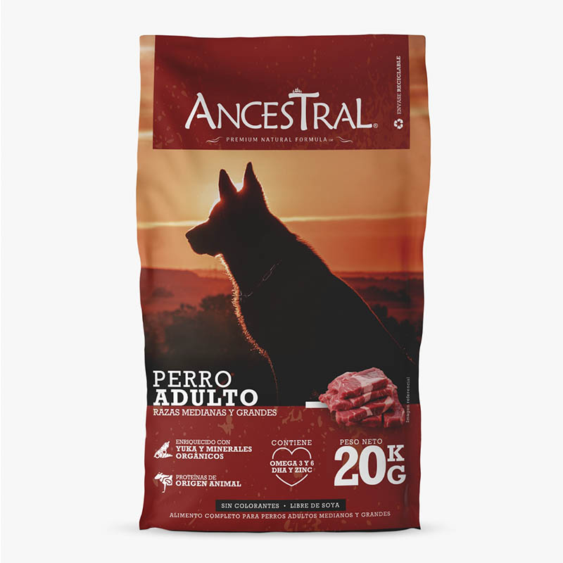 Ancestral - Alimento para Perro Adulto Raza Mediana y Grande