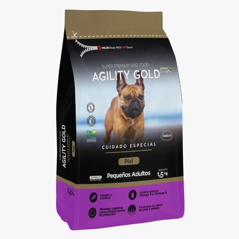 Agility Gold - Piel Pequeños Adultos 1.5 KG