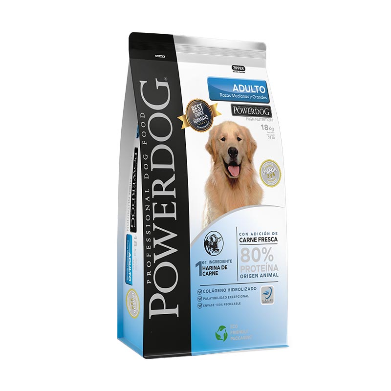 Powerdog - Alimento para Perro Adulto Raza Mediana a Grandes